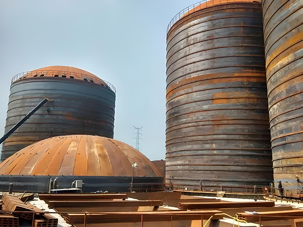 鱼峰焦粉钢板仓